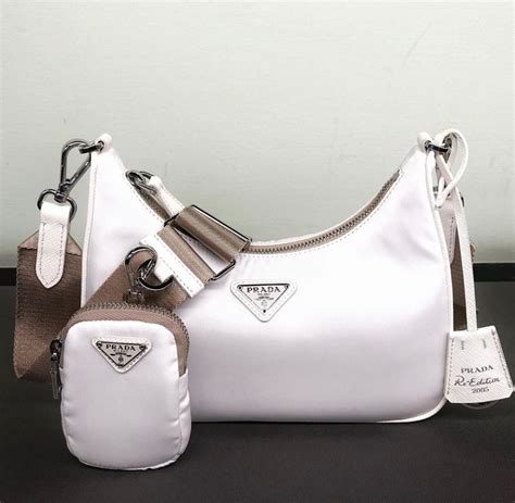 prada embellished crossbody bag white|Prada crossbody bag nylon sale.